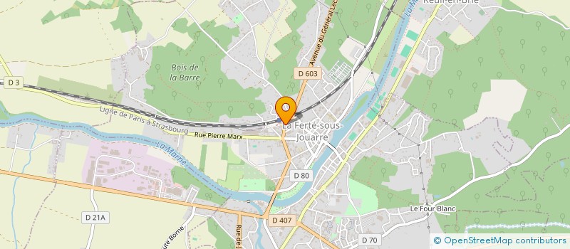 localisation de l'entreprise AUTO SERVICES DE LA FERTE à LA FERTE-SOUS-JOUARRE
