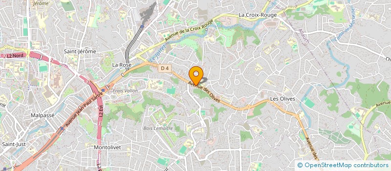localisation de l'entreprise AUTO SERVICES DES MARTEGAUX  MARSEILLE