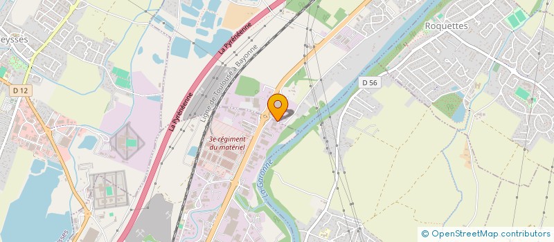 localisation de l'entreprise AUTO SERVICES LOCATION à ROQUES