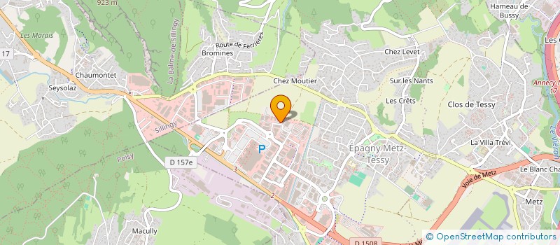 localisation de l'entreprise AUTO SERVICES MAGIC 74  EPAGNY METZ-TESSY