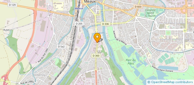 localisation de l'entreprise AUTO-SERVICES MEAUX à MEAUX