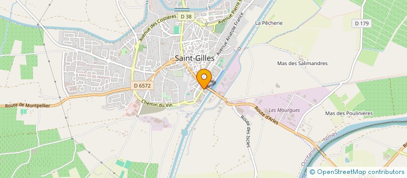 localisation de l'entreprise AUTO SERVICES ST GILLES à SAINT-GILLES