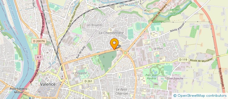 localisation de l'entreprise AUTO SERVICES VALENCE à VALENCE
