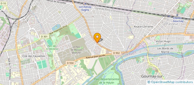 localisation de l'entreprise AUTO SG à GAGNY