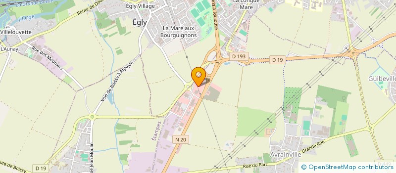 localisation de l'entreprise AUTO SHOP à AVRAINVILLE