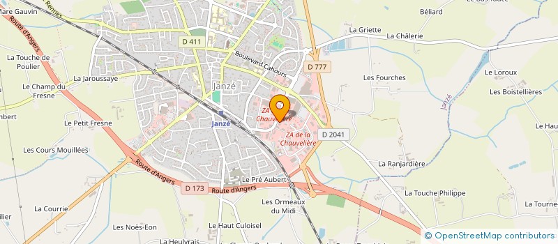 localisation de l'entreprise AUTO SIEL  JANZE