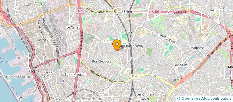 localisation de l'entreprise AUTO SLIM  MARSEILLE