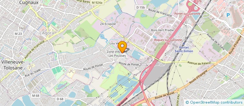 localisation de l'entreprise AUTO SOLUTIONS à VILLENEUVE-TOLOSANE