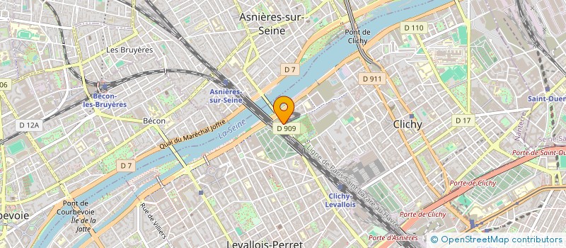 localisation de l'entreprise AUTO SPARK & CO à CLICHY