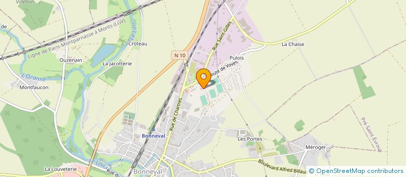 localisation de l'entreprise AUTO SPEED 28 à BONNEVAL