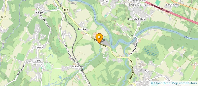 localisation de l'entreprise AUTO SPEED SERVICE à REIGNIER-ESERY