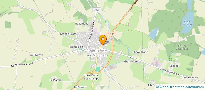 localisation de l'entreprise AUTO SPICA  SAINT-TRIVIER-SUR-MOIGNANS