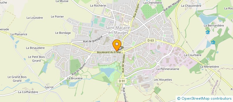 localisation de l'entreprise AUTO SPORT à SEVREMOINE