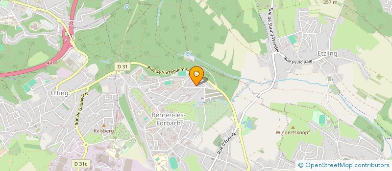 localisation de l'entreprise AUTO SPORT  BEHREN-LES-FORBACH