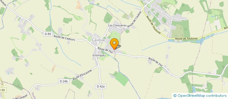 localisation de l'entreprise AUTO SPORT CAUBIAC (ASC)  CAUBIAC