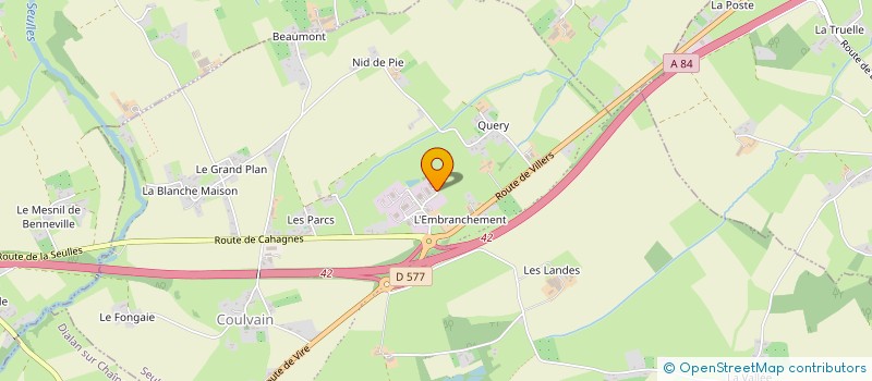 localisation de l'entreprise AUTO SPORT COULVAIN  SEULLINE