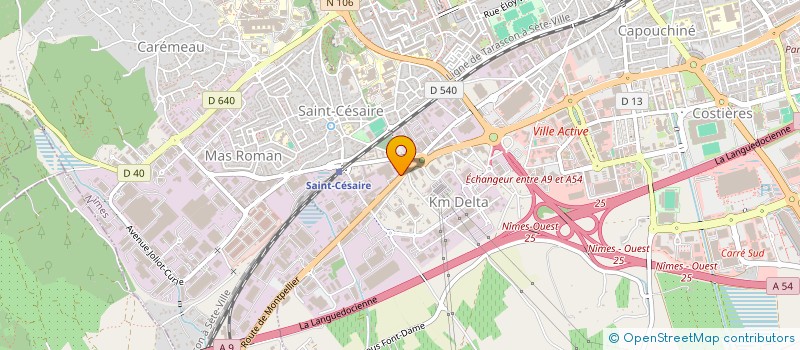localisation de l'entreprise AUTO SPORT DELTA à NIMES