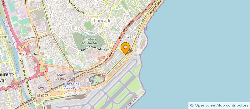 localisation de l'entreprise AUTO SPORT SERVICE à NICE