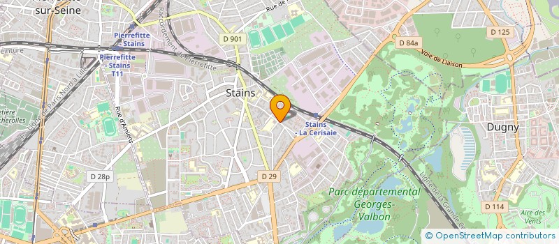 localisation de l'entreprise AUTO STAINS à STAINS