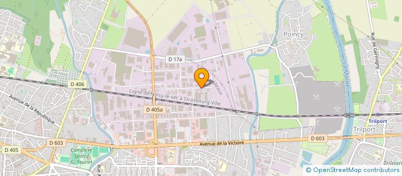 localisation de l'entreprise AUTO STANDING  MEAUX