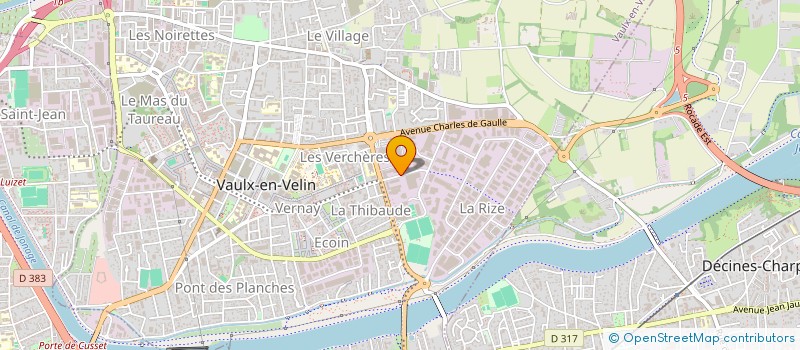localisation de l'entreprise AUTO STAR 69 à VAULX-EN-VELIN