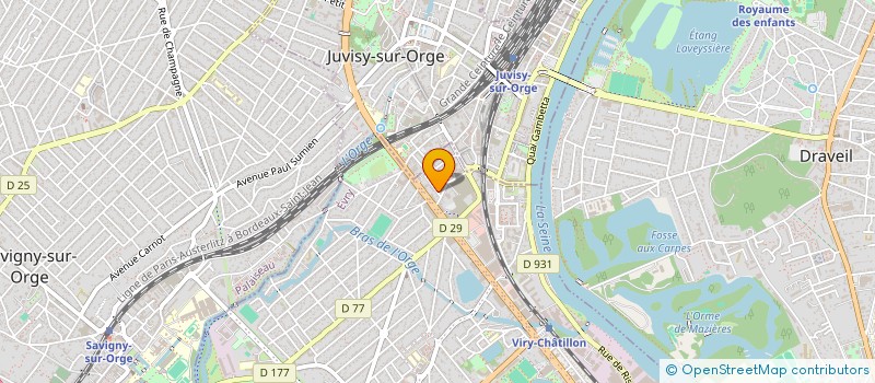 localisation de l'entreprise AUTO STAR à VIRY-CHATILLON