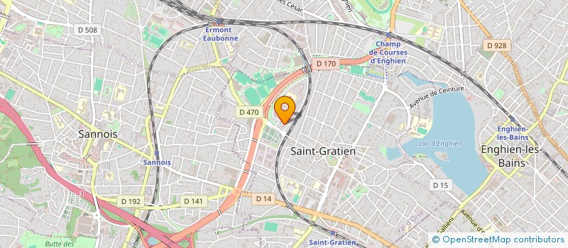 localisation de l'entreprise AUTO STAR +  SAINT-GRATIEN