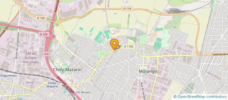 localisation de l'entreprise AUTO STAR PRESTIGE  CHILLY-MAZARIN