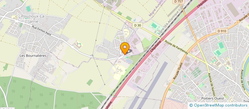 localisation de l'entreprise AUTO-START 86  BIARD