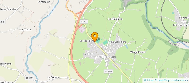 localisation de l'entreprise AUTO START  THEREVAL