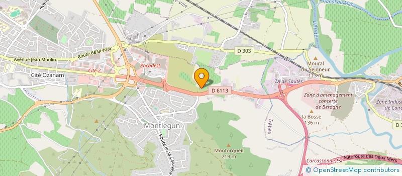 localisation de l'entreprise AUTO STARTUP 11  CARCASSONNE