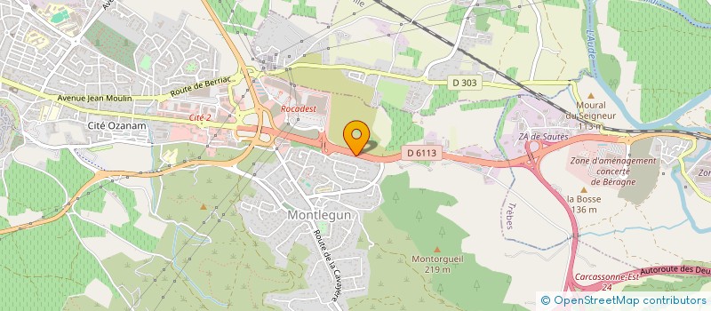 localisation de l'entreprise AUTO STARTUP  CARCASSONNE