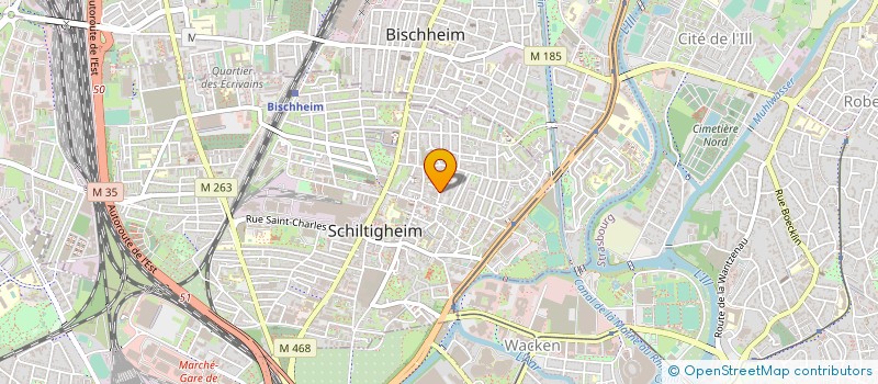 localisation de l'entreprise AUTO STONE  SCHILTIGHEIM