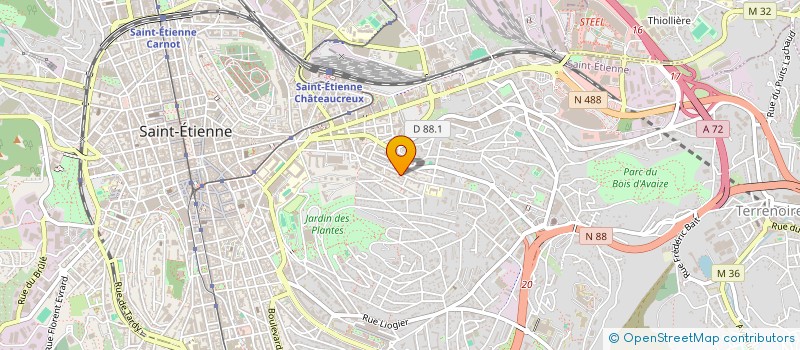 localisation de l'entreprise AUTO STOP à SAINT-ETIENNE