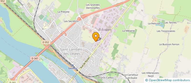 localisation de l'entreprise AUTO STOP SARL BESNARD  SAUMUR