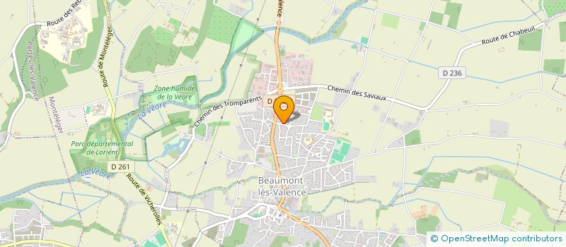 localisation de l'entreprise AUTO STREET à BEAUMONT-LES-VALENCE