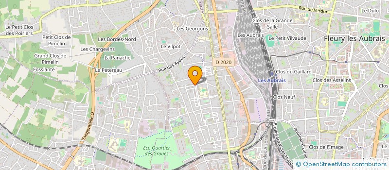 localisation de l'entreprise AUTO STYL'45 à ORLEANS