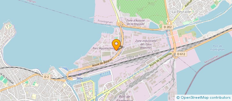 localisation de l'entreprise AUTO SUD 34 à SETE