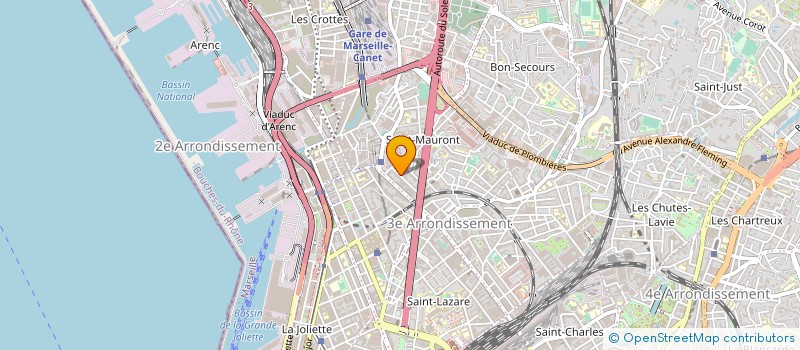 localisation de l'entreprise AUTO SUD MB  MARSEILLE