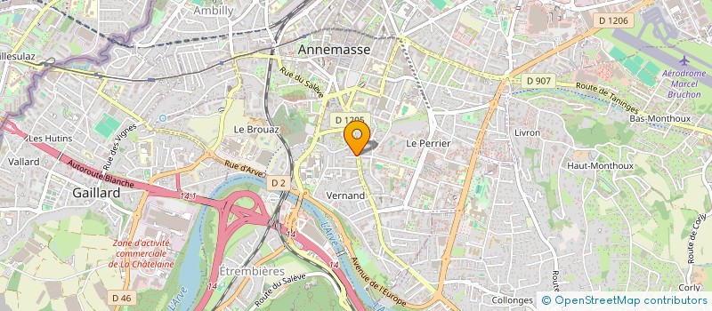 localisation de l'entreprise AUTO SUISSE 74  ANNEMASSE