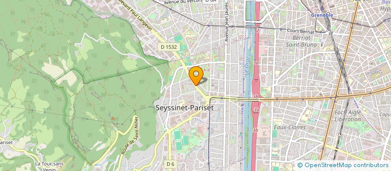 localisation de l'entreprise AUTO SYMBIOSE à SEYSSINET-PARISET