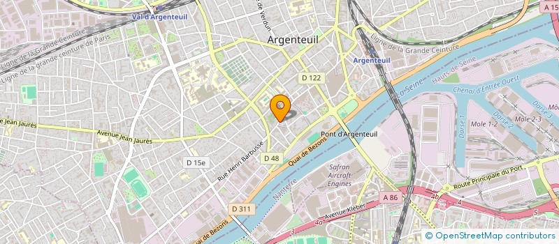 localisation de l'entreprise AUTO SYMPA  ARGENTEUIL