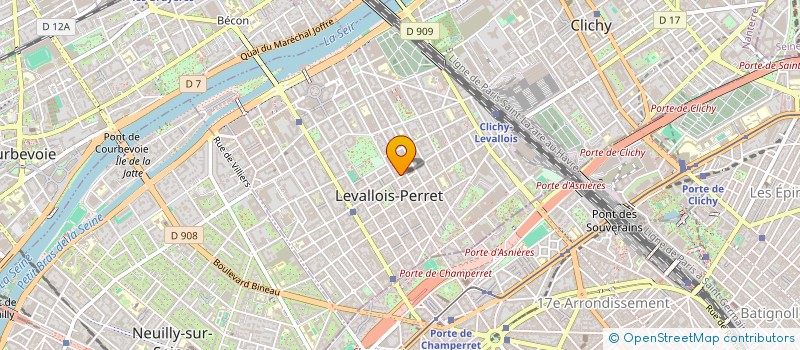 localisation de l'entreprise AUTO TB à LEVALLOIS-PERRET