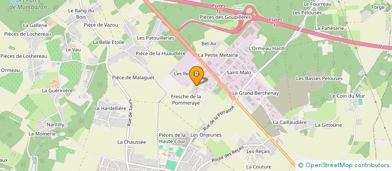 localisation de l'entreprise AUTO TEAM à ESVRES