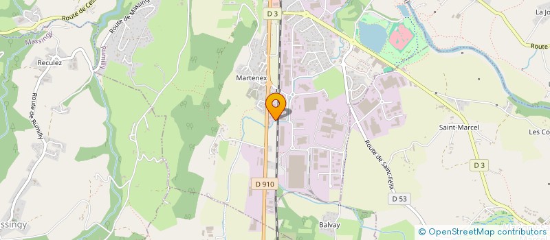 localisation de l'entreprise AUTO TECH à RUMILLY