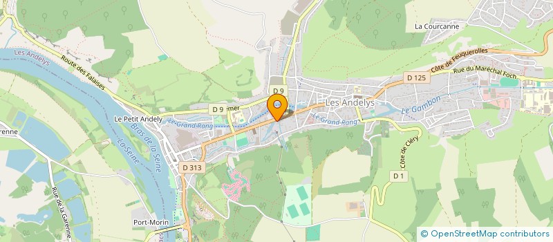 localisation de l'entreprise AUTO TECHNIC CONTROLE ANDELYSIEN  LES ANDELYS