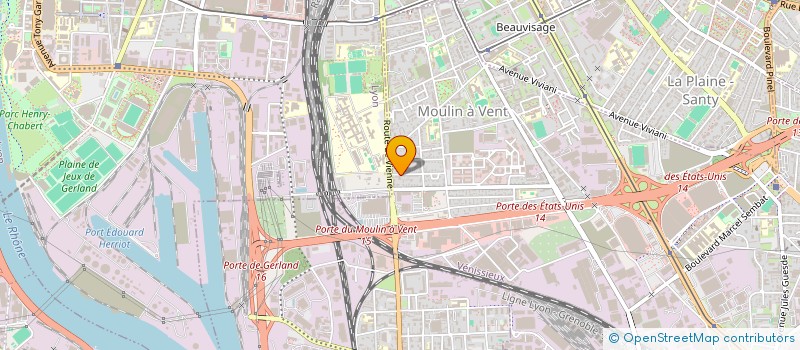 localisation de l'entreprise AUTO-TEK  VENISSIEUX