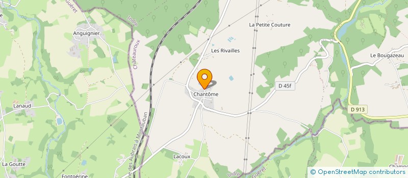 localisation de l'entreprise AUTO TERRE VALLEE DE LA CREUSE à BAZAIGES