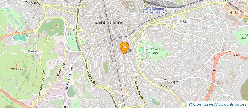 localisation de l'entreprise AUTO TEST  SAINT-ETIENNE