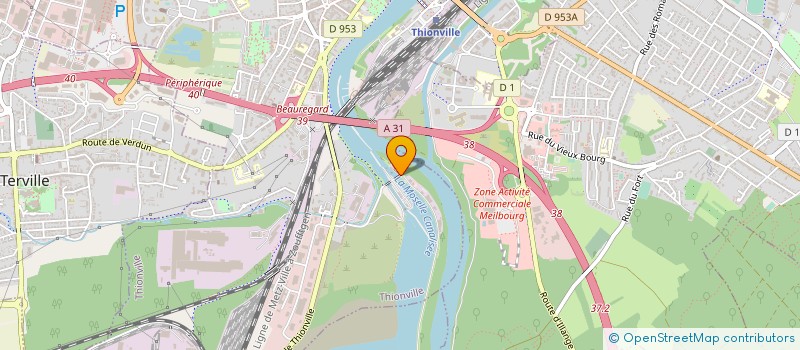 localisation de l'entreprise AUTO THIONVILLE CASSE AUTO  THIONVILLE